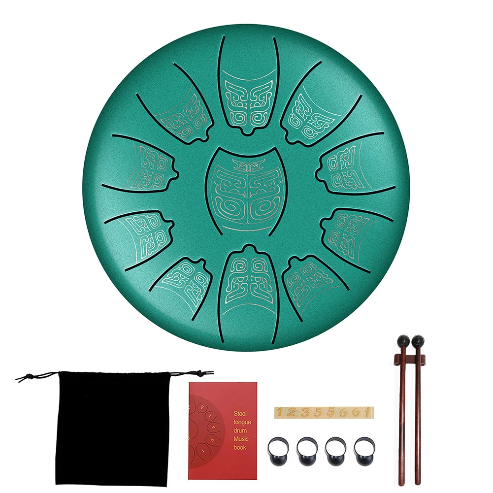 Tongue Drum 6 Inch 11 Tone Handpan Drum Professional Musical Instrument Hand Disc Drum Yoga Meditation Instruments Accessories
Tongue Drum 6 Inch 11 Tone Handpan Drum Professional Musical Instrument Hand Disc Drum Yoga Meditation Instruments Accessories