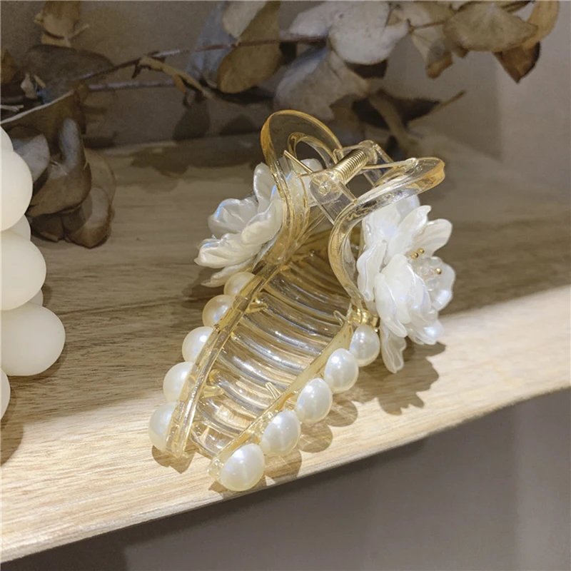 New Product Hot Sale Ladies Hair Clip Claw Clip Flower Alloy Pearl Fashion Hair Clip Hair Accessories
New Product Hot Sale Ladies Hair Clip Claw Clip Flower Alloy Pearl Fashion Hair Clip Hair Accessories