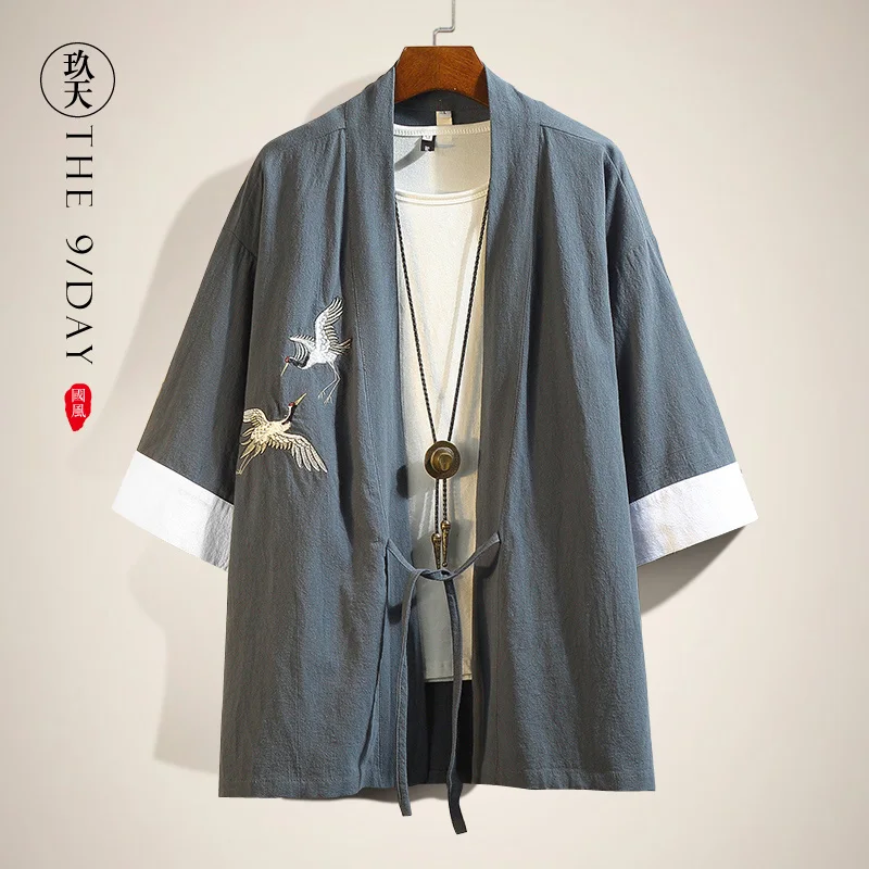 ★male costume loose cotton and linen rove cassock uniforms ancient Chinese wind cranes dragon embroidered linen jacket
★male costume loose cotton and linen rove cassock uniforms ancient Chinese wind cranes dragon embroidered linen jacket