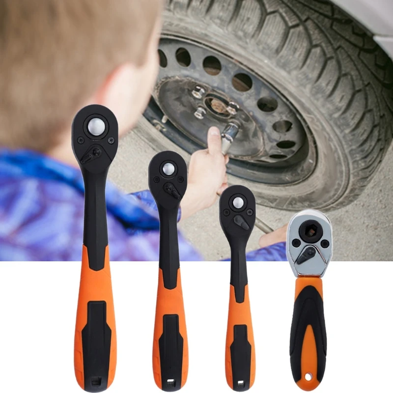 1/2" 1/4" 3/8" Chrome Vanadium Steel Mini Ratchet Wrench Bidirectional Control Ergonomic Design Quick Socket Wrench Tools 
1/2" 1/4" 3/8" Chrome Vanadium Steel Mini Ratchet Wrench Bidirectional Control Ergonomic Design Quick Socket Wrench Tools