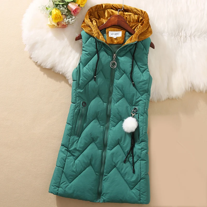 Women Sleeveless Waistcoat Mujer New 2019 Slim Medium Long Plus Size Blue Vest Female Patchwork Velvet Hooded Warm Outerwear
Women Sleeveless Waistcoat Mujer New 2019 Slim Medium Long Plus Size Blue Vest Female Patchwork Velvet Hooded Warm Outerwear