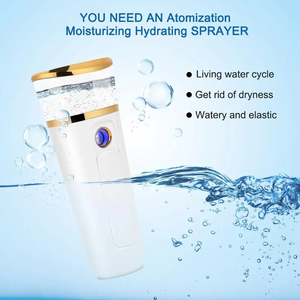 Nano Face Stream Beauty Spray Portable Moisturizing Skin Spray Mist Face Humidifier Sauna Beauty Instruments Skin Care Tool 
Nano Face Stream Beauty Spray Portable Moisturizing Skin Spray Mist Face Humidifier Sauna Beauty Instruments Skin Care Tool