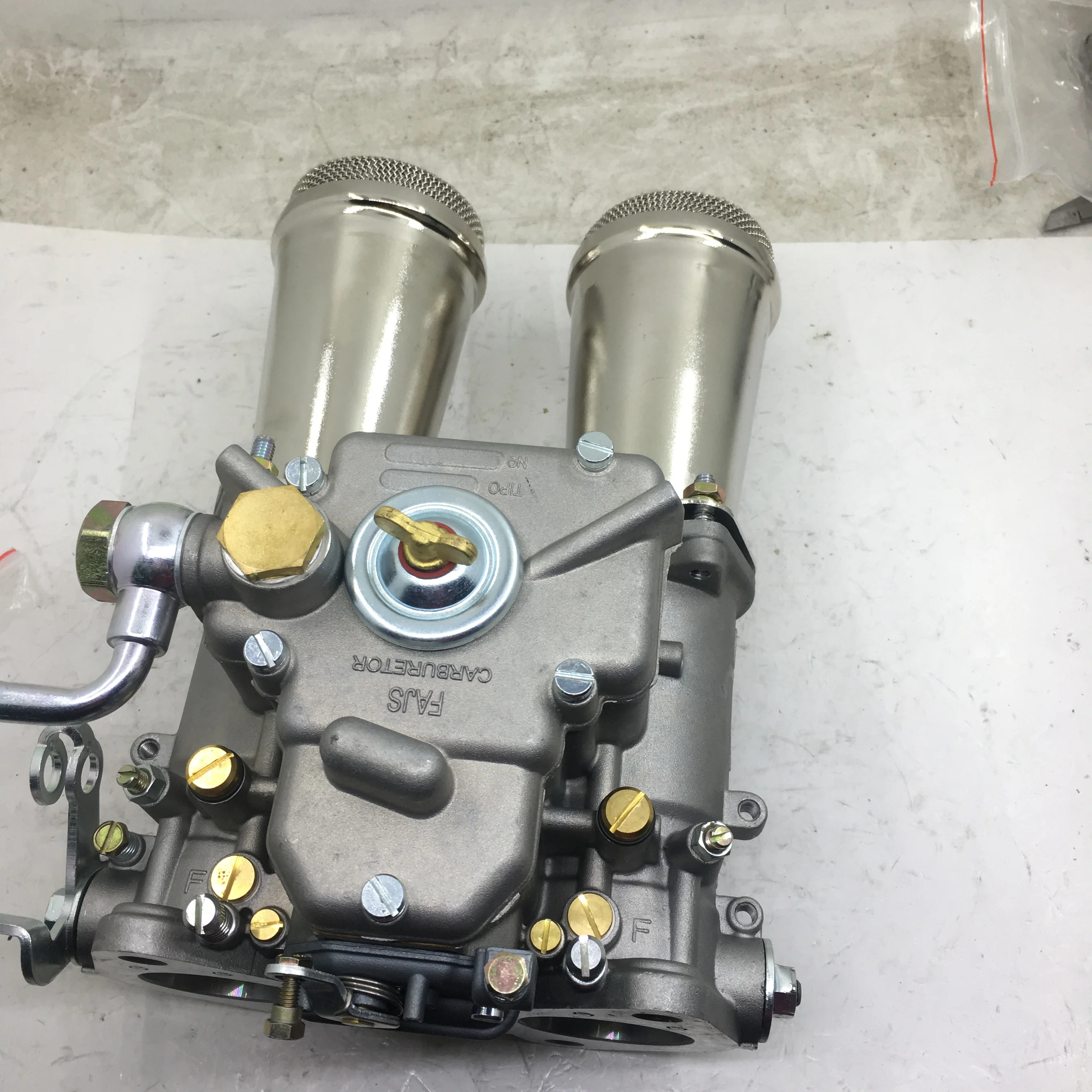 

SherryBerg carb fajs 45mm dcoe 45DCOE 45 dcoe carburetor carburettor for EMPI Weber Solex dellorto air horns 120mm tall with net