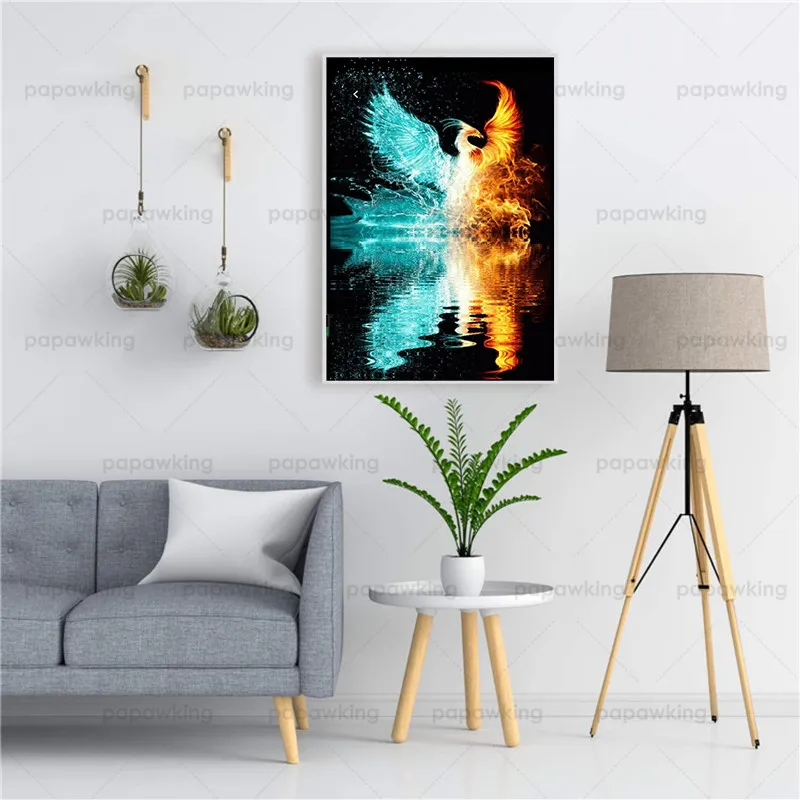 DIY Diamond Painting Water and Fire Complete Phoenix Pictures Round Square Rhinestone Magical Real Image Decoration Process
DIY Diamond Painting Water and Fire Complete Phoenix Pictures Round Square Rhinestone Magical Real Image Decoration Process
