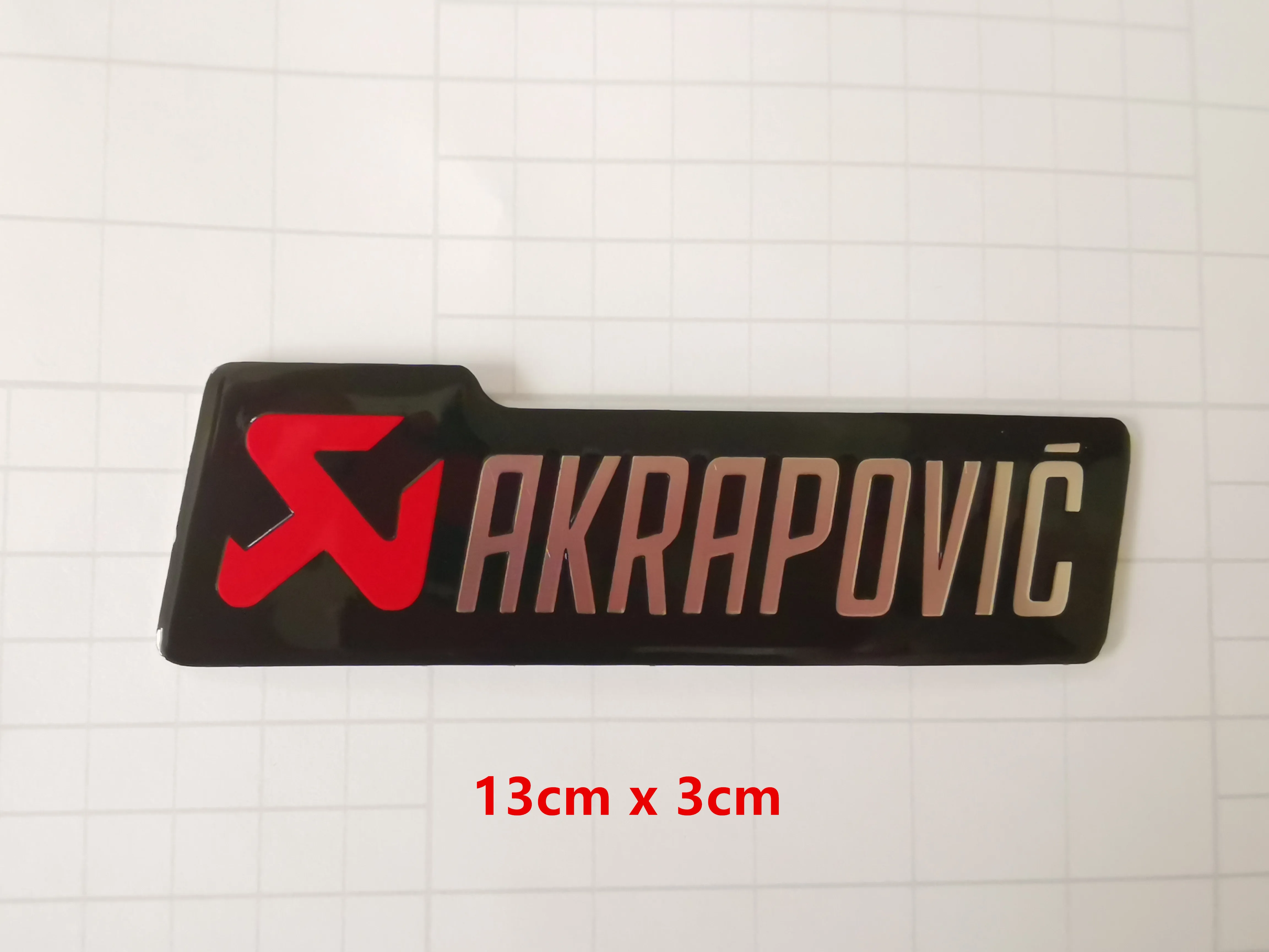 3D алюминиевая мотоциклетная наклейка для Akrapovic глушитель выхлопных газов