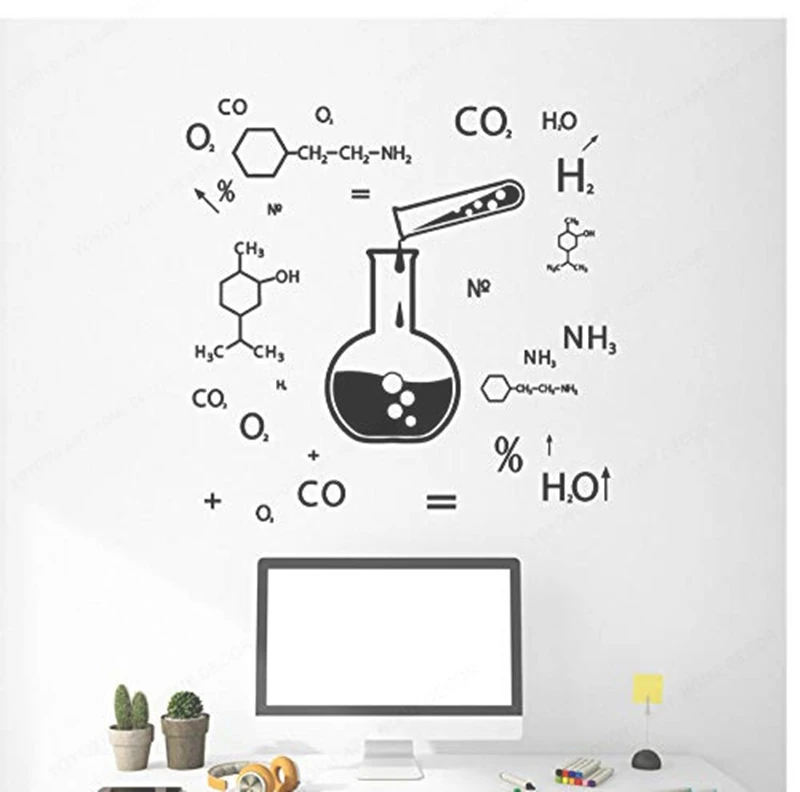 YOYOYU Wall Sticker chemistry experiment Vinyl Wall Art StickerFor chemistry laboratory Wall Decal Removable Art Wall MuralHL111
YOYOYU Wall Sticker chemistry experiment Vinyl Wall Art StickerFor chemistry laboratory Wall Decal Removable Art Wall MuralHL111