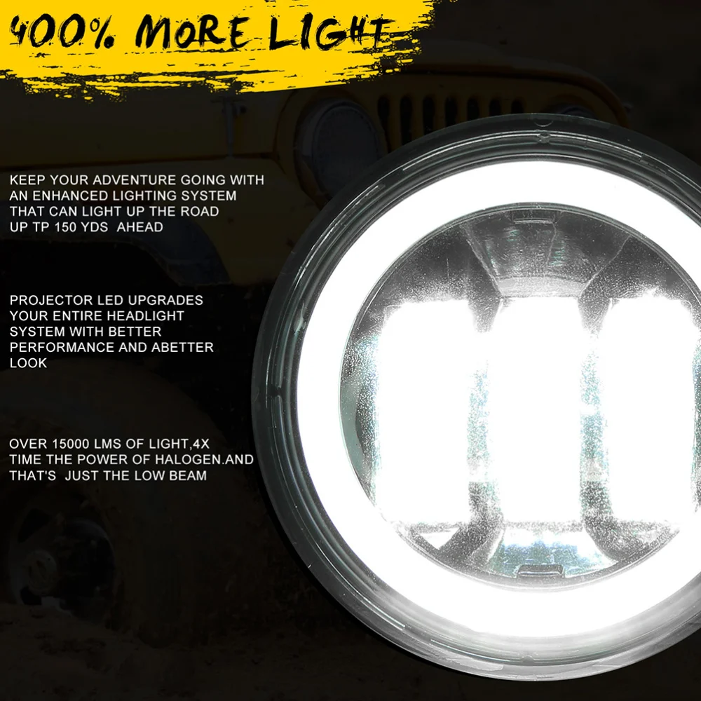 1 Pair of 30W SUV Front Bumper Lamp Angel Eye LED Headlamp for Motorbike Off-road Vehicle (White Light)
1 Pair of 30W SUV Front Bumper Lamp Angel Eye LED Headlamp for Motorbike Off-road Vehicle (White Light)