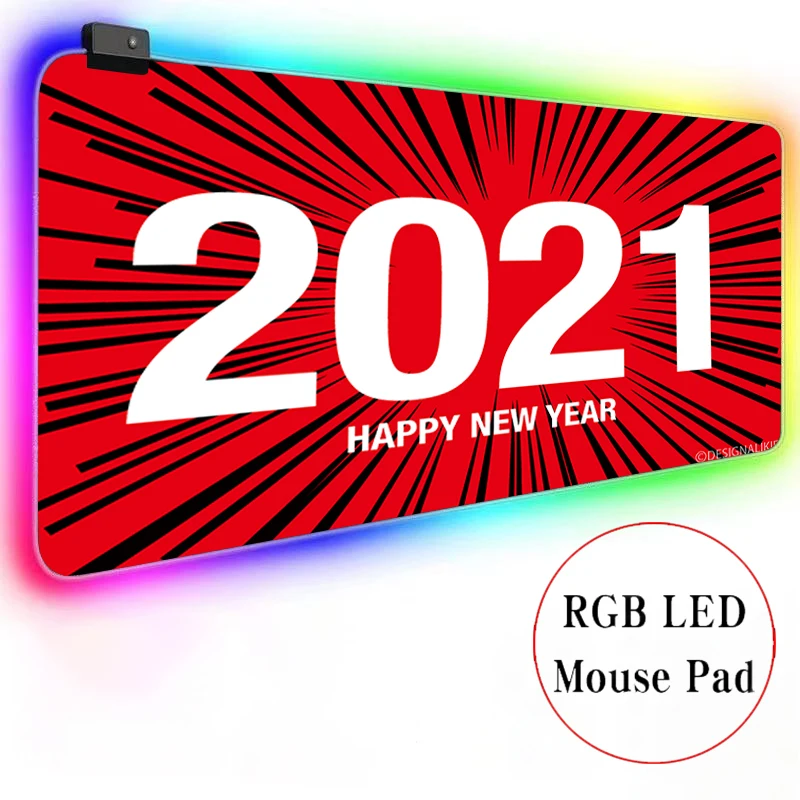 Happy New Year 202 40x90cm Gaming Large Anime Mousepad RGB Computer Mouse Pad Gamer Mause Pad LED Backlit Mat Keyboard Desk Mat
Happy New Year 202 40x90cm Gaming Large Anime Mousepad RGB Computer Mouse Pad Gamer Mause Pad LED Backlit Mat Keyboard Desk Mat
