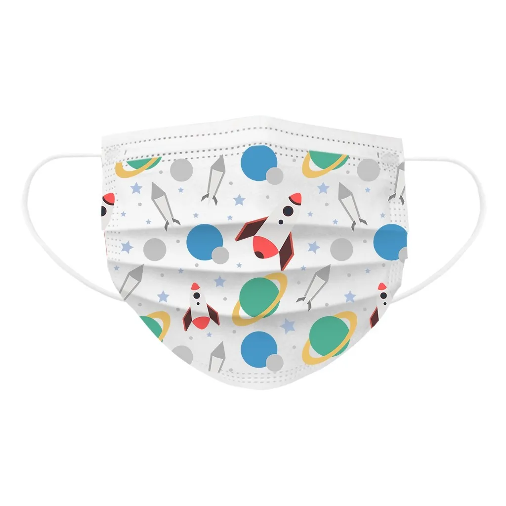 Headband Lovely Print Children's Mask Disposable Face Mask Industrial3Ply Ear Loop 50PC mscara # mascarillas
Headband Lovely Print Children's Mask Disposable Face Mask Industrial3Ply Ear Loop 50PC mscara # mascarillas