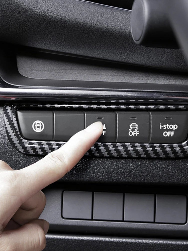 Car Dashboard Inner Button Cover Car Accessories Frame Carbon protection Fiber Decorative for Mazda 3 Axela BP 2020 2021
Car Dashboard Inner Button Cover Car Accessories Frame Carbon protection Fiber Decorative for Mazda 3 Axela BP 2020 2021