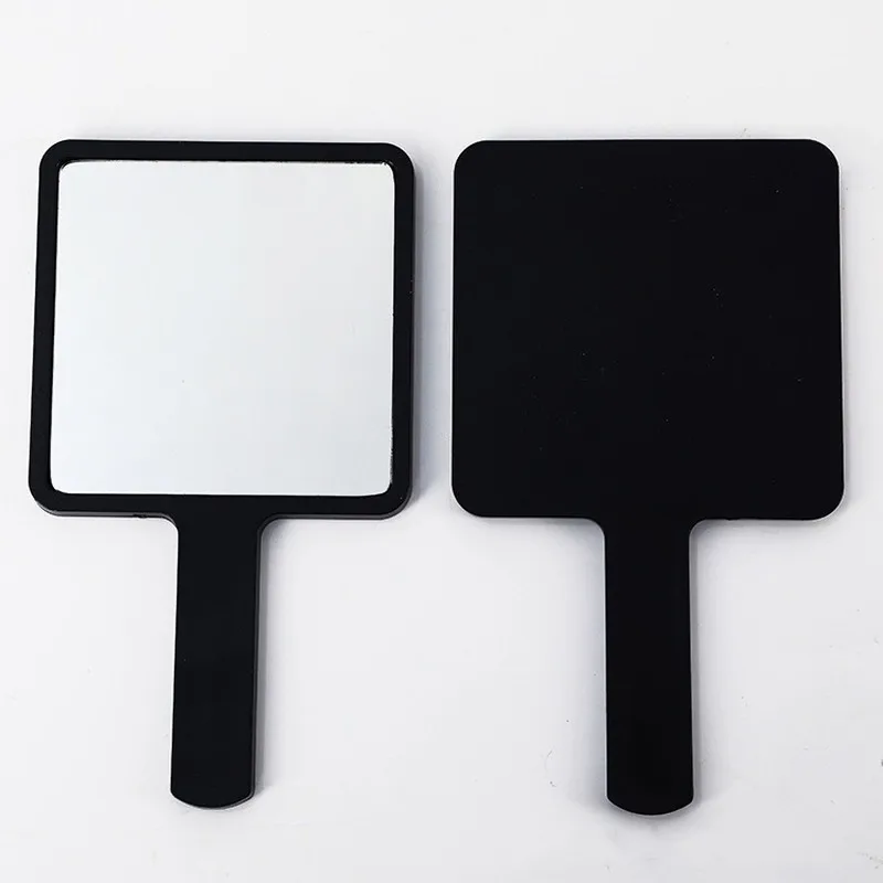 

Handle Mirror Small Hand-held Makeup Mirror with One-sided Grooming Beauty Mirror