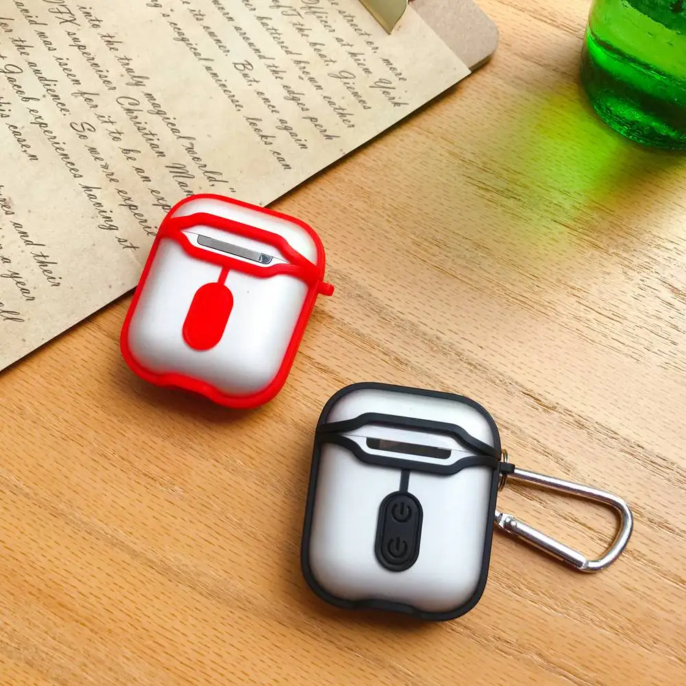 Чехол для Airpods, прозрачный матовый чехол для наушников из поликарбоната, защитный чехол для беспроводных Bluetooth-наушников Apple Airpods 2, 1
Чехол для Airpods, прозрачный матовый чехол для наушников из поликарбоната, защитный чехол для беспроводных Bluetooth-наушников Apple Airpods 2, 1