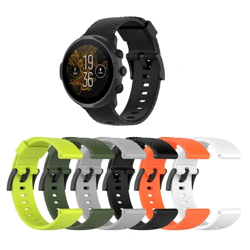 24mm Watch Band Sweat-proof Breathable Lightweight Sports Replaceable Watch Belt for Suunto7/Spartan Sport
24mm Watch Band Sweat-proof Breathable Lightweight Sports Replaceable Watch Belt for Suunto7/Spartan Sport