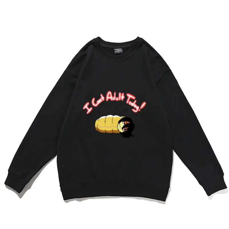 L Can't Adult Today My Hero Academia Aizawa Shouta Pullover Men Women Anime Style Sweatshirts Long Sleeve Round Neck Streetwear
L Can't Adult Today My Hero Academia Aizawa Shouta Pullover Men Women Anime Style Sweatshirts Long Sleeve Round Neck Streetwear