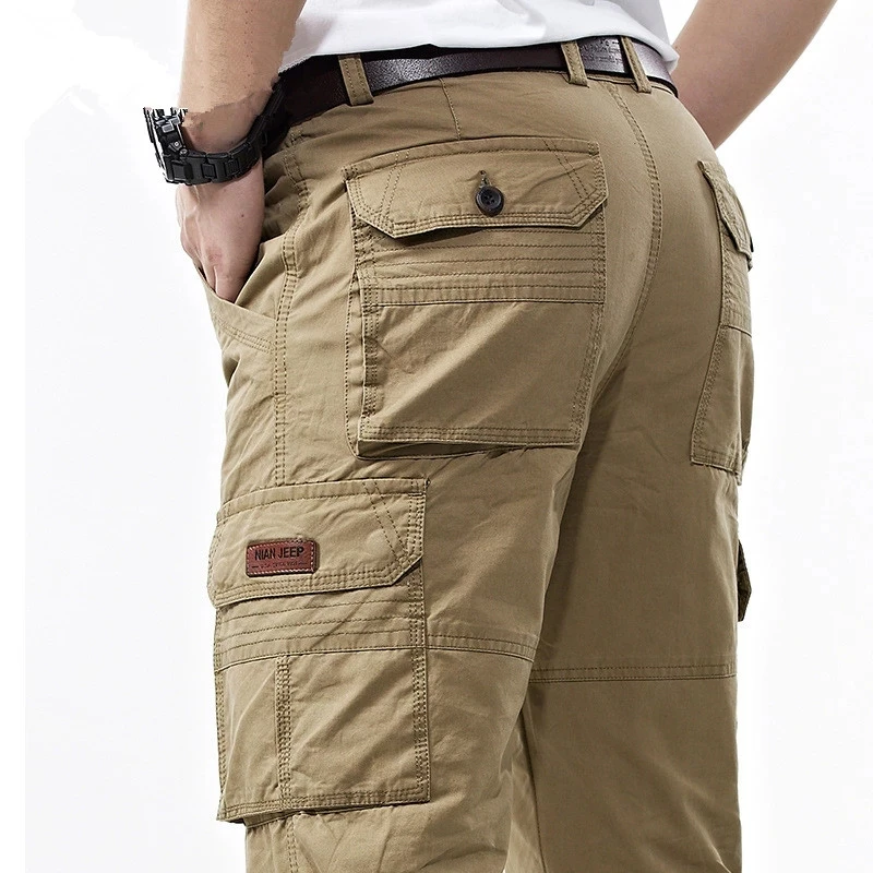 Men's Casual Long Trousers Overalls Military Army Cargo Pants Spring Cotton Baggy Denim Pants Male Multi-pockets Plus Size 42
Men's Casual Long Trousers Overalls Military Army Cargo Pants Spring Cotton Baggy Denim Pants Male Multi-pockets Plus Size 42