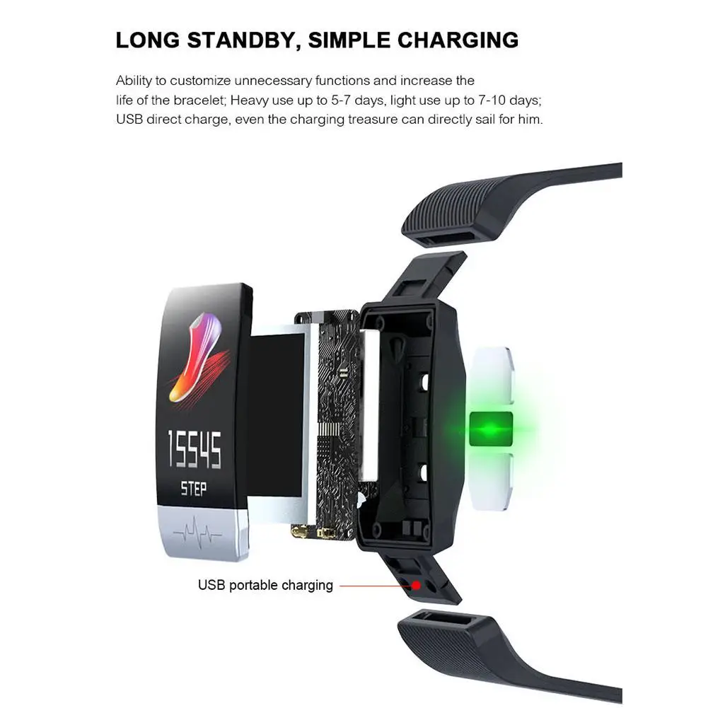 New Q1S Smart Band Fitness Tracker Waterproof ECG PPG Sleep Heart Rate Monitor Blood Pressure Oxygen for Men Women
New Q1S Smart Band Fitness Tracker Waterproof ECG PPG Sleep Heart Rate Monitor Blood Pressure Oxygen for Men Women
