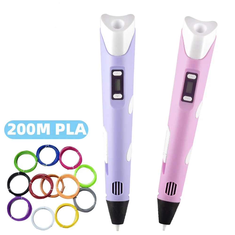 3D Pen for Children DIY Drawing Printing Pencil with LCD Screen Compatible Filament Toys for Kids Christmas Birthday
3D Pen for Children DIY Drawing Printing Pencil with LCD Screen Compatible Filament Toys for Kids Christmas Birthday
