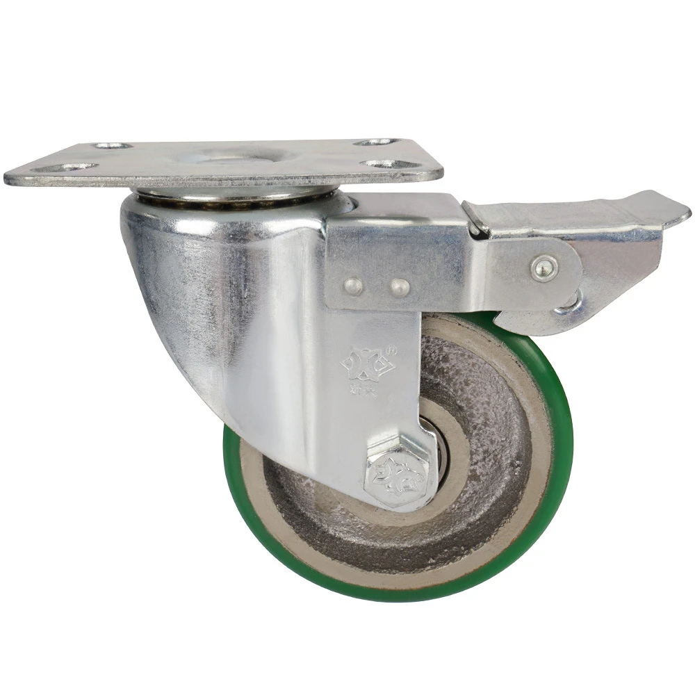1 Pc Medium 4-inch Caster Cast Iron Pu Caster Universal Double Brake Wheel Polyurethane
1 Pc Medium 4-inch Caster Cast Iron Pu Caster Universal Double Brake Wheel Polyurethane