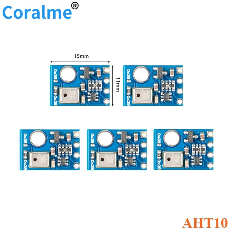 2pcs AHT10 Digital Temperature and Humidity Sensor Measurement Module High Precision IIC I2C 1.8-3.6V Replace DHT11 SHT20 AM2302
2pcs AHT10 Digital Temperature and Humidity Sensor Measurement Module High Precision IIC I2C 1.8-3.6V Replace DHT11 SHT20 AM2302