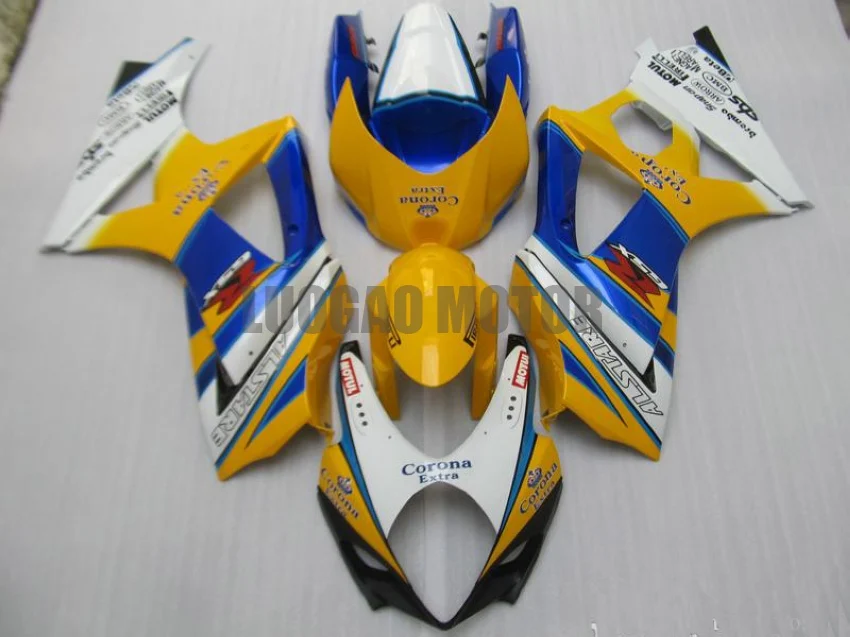 Injection fairings kit Bodywork Motorcycle Body kits for Orange Blue White SUZUKI Cowlings GSXR1000 GSXR 1000 07 08 2007 2008
Injection fairings kit Bodywork Motorcycle Body kits for Orange Blue White SUZUKI Cowlings GSXR1000 GSXR 1000 07 08 2007 2008