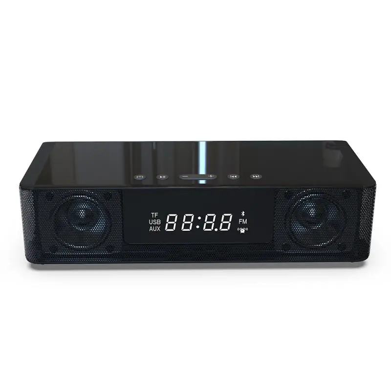 2in1 10W Bluetooth speaker Portable Wireless Loudspeakers Wireless Fast Charging Bluetooth Speaker/FM Radio Alarm Clock
2in1 10W Bluetooth speaker Portable Wireless Loudspeakers Wireless Fast Charging Bluetooth Speaker/FM Radio Alarm Clock