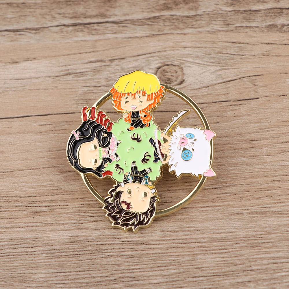 BG1166 Anime Demon Slayer Brooch Cosplay Metal Brooches Badge Pin Backpack Hat Jewelry Accessories Gift For Friends
BG1166 Anime Demon Slayer Brooch Cosplay Metal Brooches Badge Pin Backpack Hat Jewelry Accessories Gift For Friends