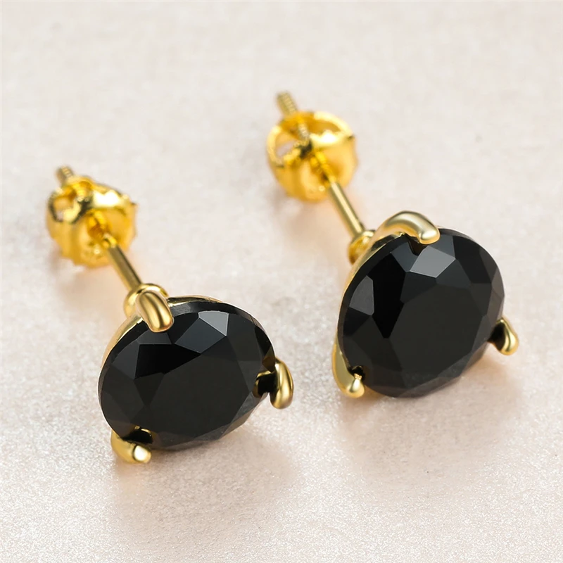 Dainty Female Round Ziron Stone Earrings Charm Gold Silver Color Stud Earrings For Women Simple Rainbow Crystal Wedding Earrings
Dainty Female Round Ziron Stone Earrings Charm Gold Silver Color Stud Earrings For Women Simple Rainbow Crystal Wedding Earrings