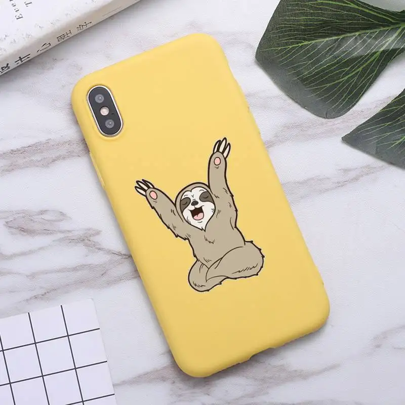 yoga sloth cute cartoon animal Phone Case Candy Color for iPhone 6 7 8 11 12 s mini pro X XS XR MAX Plus
yoga sloth cute cartoon animal Phone Case Candy Color for iPhone 6 7 8 11 12 s mini pro X XS XR MAX Plus
