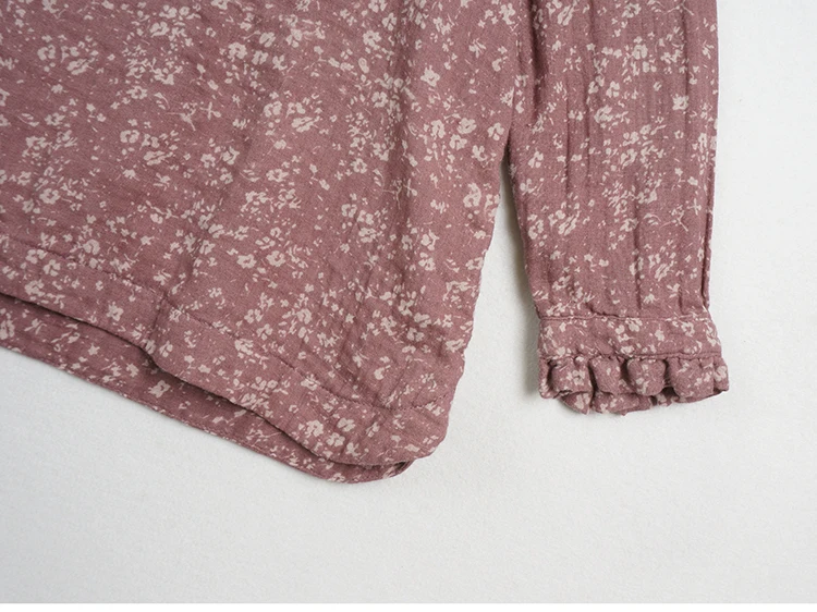 Japan Style Mori Girl Double Cotton Yarn Long Sleeve Print Shirt New Autumn Vintage Pullover Blouse Women
Japan Style Mori Girl Double Cotton Yarn Long Sleeve Print Shirt New Autumn Vintage Pullover Blouse Women