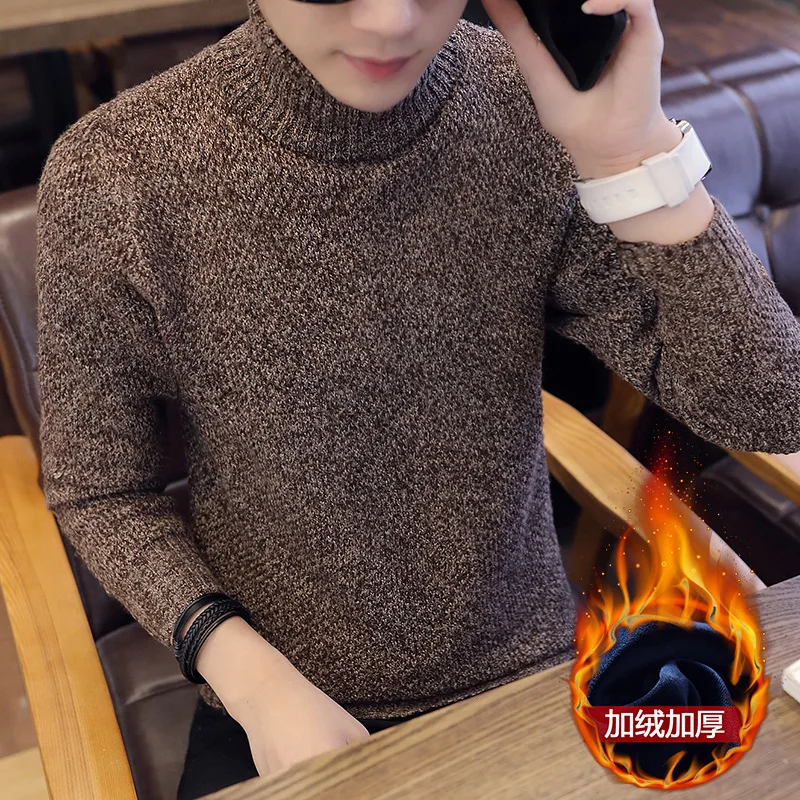 Black Grey Brown Pullovers Mens Sweaters Long Sleeve Winter Turtleneck Casual Solid Fashion New Men Sweater
Black Grey Brown Pullovers Mens Sweaters Long Sleeve Winter Turtleneck Casual Solid Fashion New Men Sweater