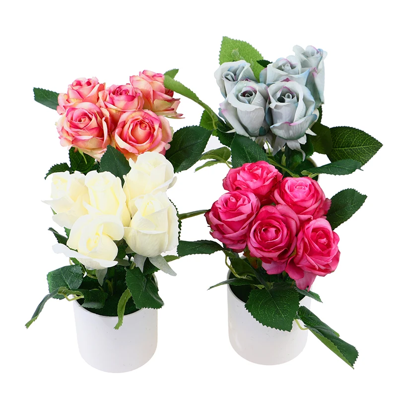 1PC Mini Simulation Rose & Hydrangea Plant Potted Artificial Bonsai Flower Model Dollhouse Decoration Dollhouse Accessories
1PC Mini Simulation Rose & Hydrangea Plant Potted Artificial Bonsai Flower Model Dollhouse Decoration Dollhouse Accessories