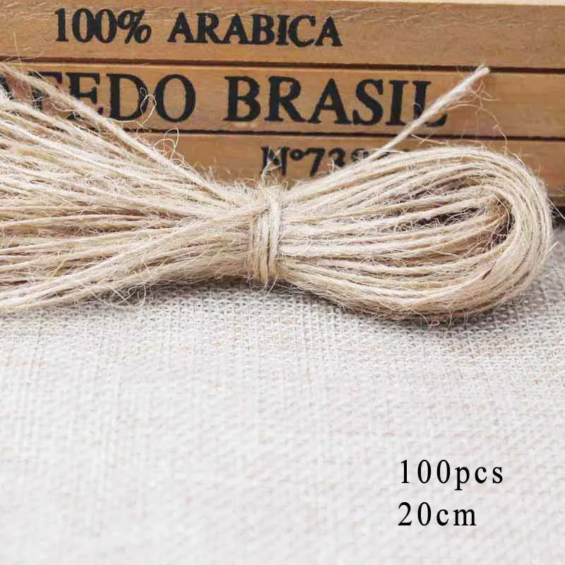 100 шт./упак. висячий ярлык льняная веревка природа Цвет поделки своими руками многоцелевой 20 см подарочная упаковка веревки вечерние Декор
100 шт./упак. висячий ярлык льняная веревка природа Цвет поделки своими руками многоцелевой 20 см подарочная упаковка веревки вечерние Декор