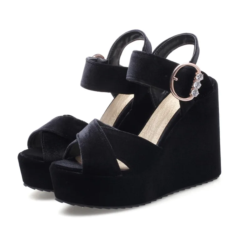 Big Size 9 10 11 12 wedges shoes for women sandals women shoes woman ladies summer Waterproof fish mouth button
Big Size 9 10 11 12 wedges shoes for women sandals women shoes woman ladies summer Waterproof fish mouth button