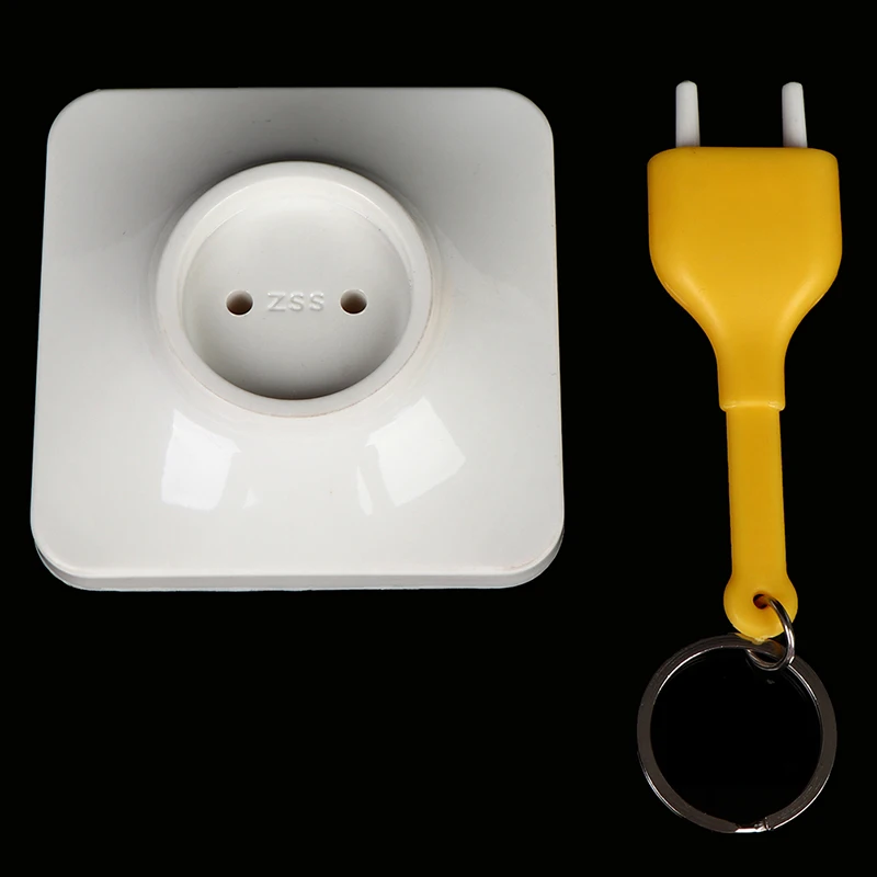Thuis Muur Decroation Ontwerp Koppel Sleutelhanger Met Anti-Verloren Eu Plug Socket Sleutelhanger Sleutelhanger Opslag Houder
Thuis Muur Decroation Ontwerp Koppel Sleutelhanger Met Anti-Verloren Eu Plug Socket Sleutelhanger Sleutelhanger Opslag Houder