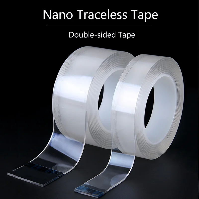 1/2/3/5M Nano Magic Tape 2mm Thick Double Side Adhesive Traceless Tape Reusable Sticker Transparent Washable Tape Hom
1/2/3/5M Nano Magic Tape 2mm Thick Double Side Adhesive Traceless Tape Reusable Sticker Transparent Washable Tape Hom