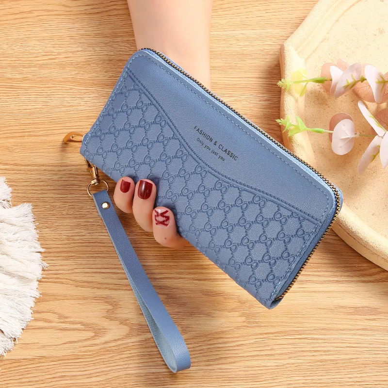 Women Long Wallets Zipper Clutches Purse Big Fashion Embossing Wristlet Wallet Phone Bag Card Holder Lady Wallets
Women Long Wallets Zipper Clutches Purse Big Fashion Embossing Wristlet Wallet Phone Bag Card Holder Lady Wallets