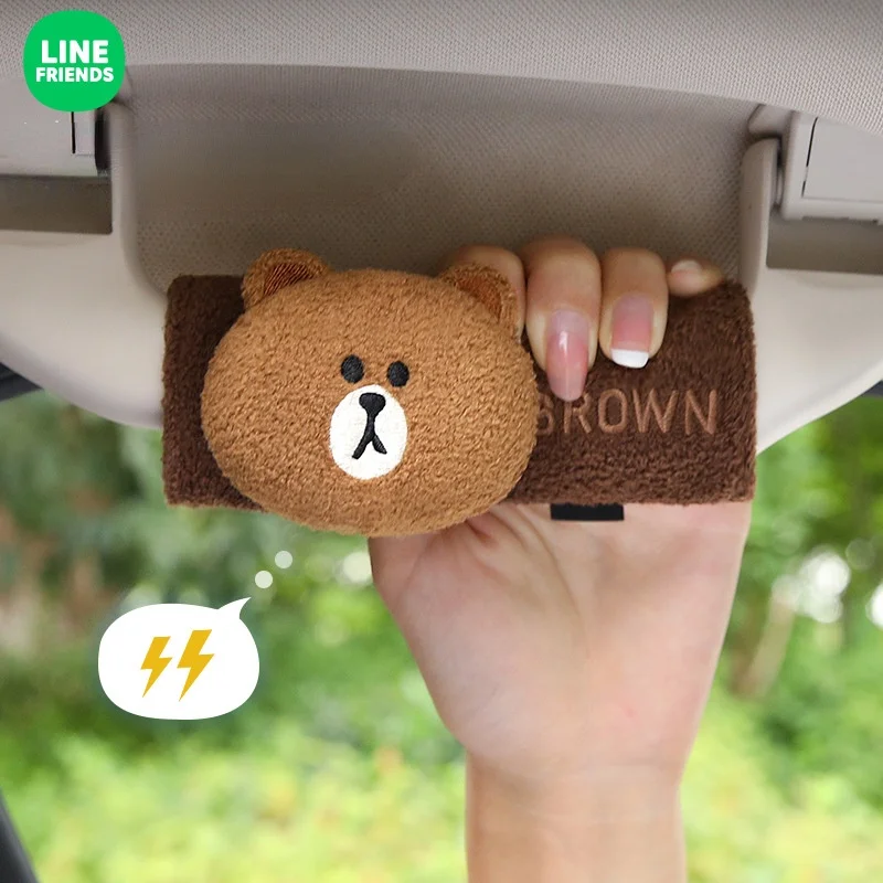 Фланелевые зимние защитные перчатки для ручек дверей автомобиля Line Friends 
Фланелевые зимние защитные перчатки для ручек дверей автомобиля Line Friends