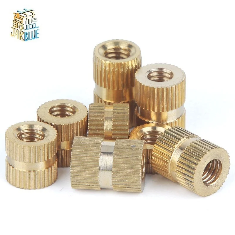 100pcs M5 M6 Copper Inserts Brass Double Pass Knurl Nut Embedded Fastener Brand New
100pcs M5 M6 Copper Inserts Brass Double Pass Knurl Nut Embedded Fastener Brand New