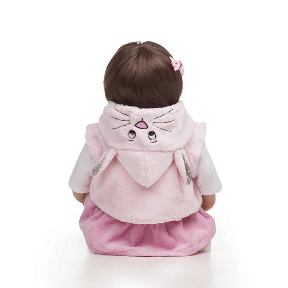 45cm Simulation Baby Doll Toy Newborn Toddler Soft Silicone Sleeping Lifelike Reborn Doll for Children Kids Birthday Gifts
45cm Simulation Baby Doll Toy Newborn Toddler Soft Silicone Sleeping Lifelike Reborn Doll for Children Kids Birthday Gifts