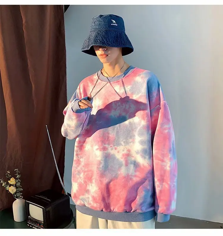 Unisex Casual Sporty Pullovers Sweatshirt Tie-dye Couple Round Neck Top Dropshipping Hoodie SpringAutumn Long Sleeve Sweatshirts
Unisex Casual Sporty Pullovers Sweatshirt Tie-dye Couple Round Neck Top Dropshipping Hoodie SpringAutumn Long Sleeve Sweatshirts