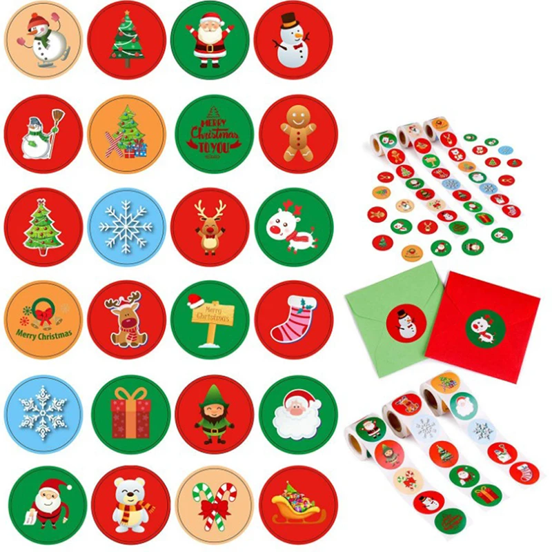 500pcs 2.5cm Decoration Stickers Christmas Day Cartoon Labels For Kids Gift Adhesive Tag Waterproof Stationery Stickers
500pcs 2.5cm Decoration Stickers Christmas Day Cartoon Labels For Kids Gift Adhesive Tag Waterproof Stationery Stickers