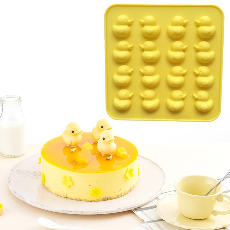 1pcs cute Silicone Mold 16 Little Duck Chocolate Mold Baking Cake Mold Decorating tools DIY Chocolate Ice Biscuit Candy Moulds
1pcs cute Silicone Mold 16 Little Duck Chocolate Mold Baking Cake Mold Decorating tools DIY Chocolate Ice Biscuit Candy Moulds