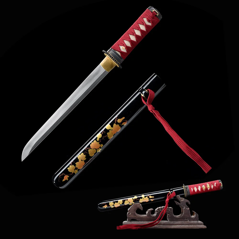 Japanese Tanto-1045 Carbon Steel small knife Real Steel Blade Sharpness-Letter Opener-Short Swords-16.5Inch
Japanese Tanto-1045 Carbon Steel small knife Real Steel Blade Sharpness-Letter Opener-Short Swords-16.5Inch