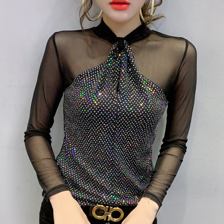 Top t-shirt female 2020 spring sequin slim sexy long sleeve shirt women mesh shirt womens t shirt tops tshirt women tops
Top t-shirt female 2020 spring sequin slim sexy long sleeve shirt women mesh shirt womens t shirt tops tshirt women tops
