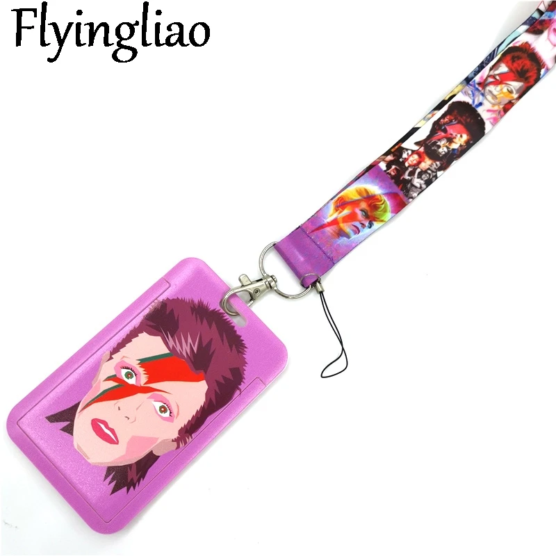 David Bowie Neck Keychain Necklace Webbings Ribbons Anime Cartoon Neck Strap Lanyard ID badge Holder Keychain Lanyards Gifts
David Bowie Neck Keychain Necklace Webbings Ribbons Anime Cartoon Neck Strap Lanyard ID badge Holder Keychain Lanyards Gifts