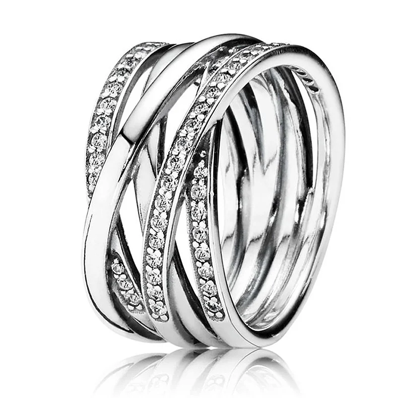 Authentic 925 Sterling Silver Ring Sparkling & Polished Lines Ring For Women Wedding Party Gift Europe Fashion Jewelry
Authentic 925 Sterling Silver Ring Sparkling & Polished Lines Ring For Women Wedding Party Gift Europe Fashion Jewelry