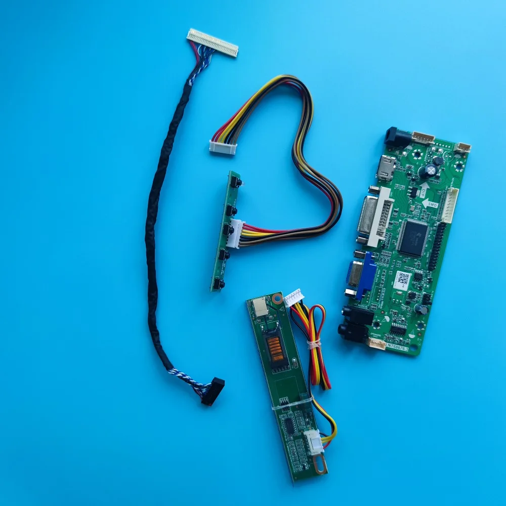 Kit for B156XW01 V.2 15.6" Driver screen VGA 30pin Controller board Panel monitor 1 lamps LVDS 1366X768 HDMI-compatible DVI
Kit for B156XW01 V.2 15.6" Driver screen VGA 30pin Controller board Panel monitor 1 lamps LVDS 1366X768 HDMI-compatible DVI