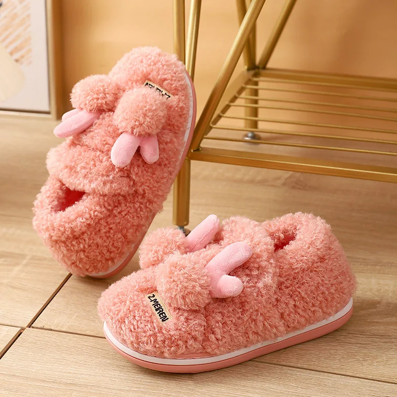 Winter Hot Sale Women Home Cotton Slippers Bedroom Outdoor Shoes Couples Bag Heel Slides Female Fluffy Fur Rabbit Ears Slippers
Winter Hot Sale Women Home Cotton Slippers Bedroom Outdoor Shoes Couples Bag Heel Slides Female Fluffy Fur Rabbit Ears Slippers