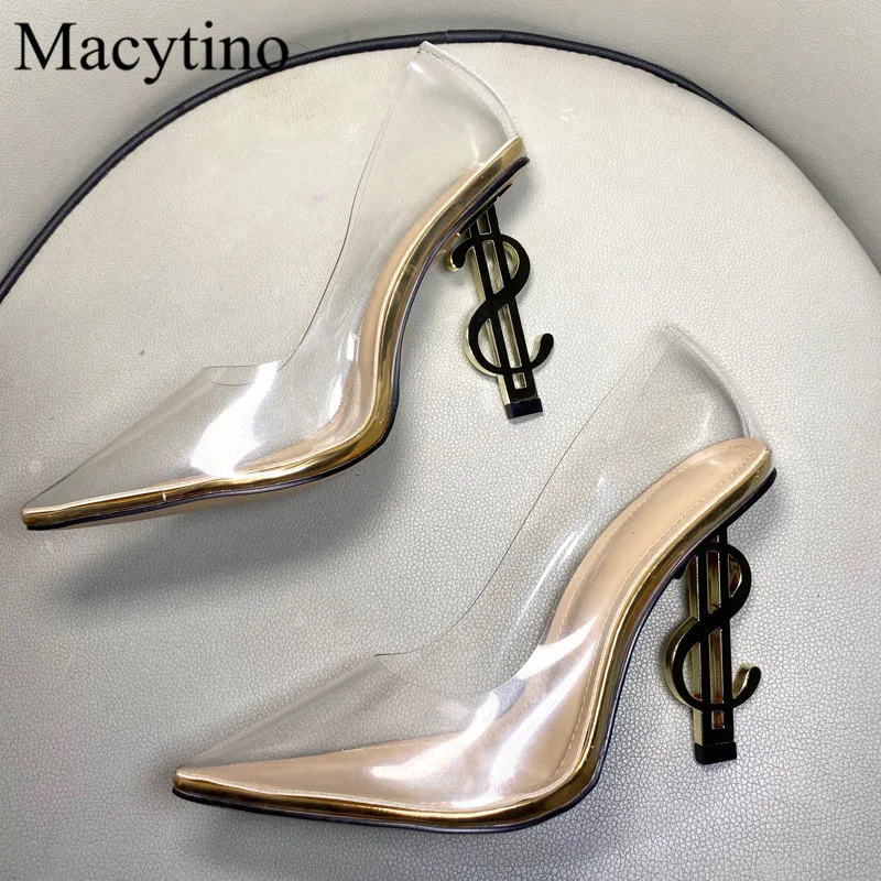 Sexy Party Shoes Transparent PVC Pointed Toe High Heel Summer Shoes Strange High Heel Shoes Women Formal Occassion Shoes
Sexy Party Shoes Transparent PVC Pointed Toe High Heel Summer Shoes Strange High Heel Shoes Women Formal Occassion Shoes