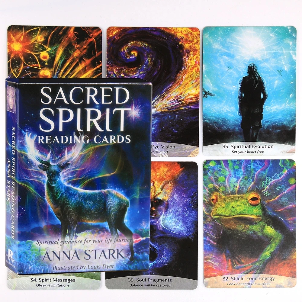 Oracle Sacred Spirit Reading Cards Spiritual Guidance for Your Life Journey Reading Card Series Tarot Cards Deck Board Game Toy 
Oracle Sacred Spirit Reading Cards Spiritual Guidance for Your Life Journey Reading Card Series Tarot Cards Deck Board Game Toy